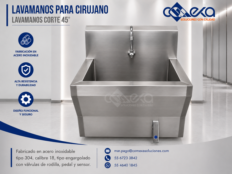 LAVAMANOS CORTE 45°_COMEXA