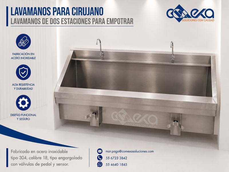 LAVAMANOS DE DOS ESTACIONES PARA EMPOTRAR_2_COMEXA