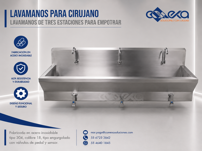 LAVAMANOS DE TRES ESTACIONES PARA EMPOTRAR_2_COMEXA